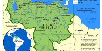 નકશો નકશો de venezuela